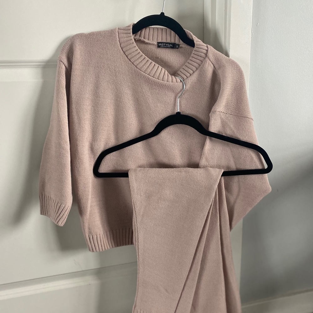 Nasty Gal Matching Set- light pink